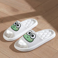 Chanclas antideslizantes para el baño, sandalias suaves de rana de dibujos animados, playa, Verano