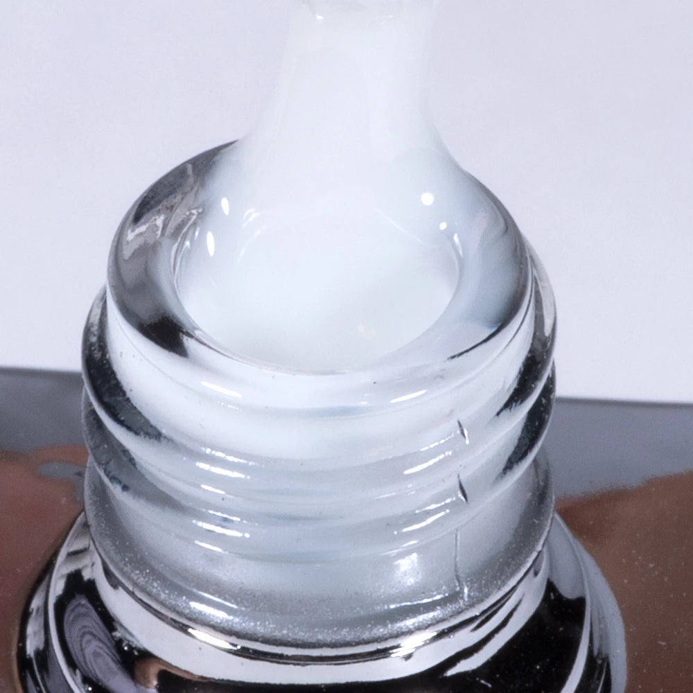 KODIES-Esmalte de uñas en GEL blanco lechoso para manicura, sellador de acabado semipermanente, pintura de Esmalte UV, 15ML