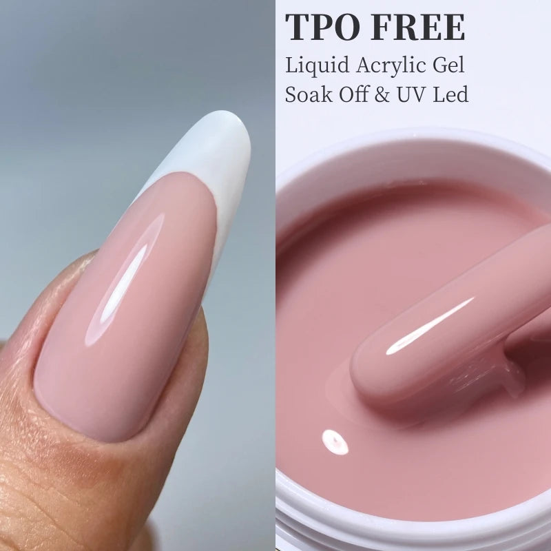 MSHARE-Gel acrílico líquido, Gel de uñas sin TPO para extensión de uñas, auto nivel, remojo, tarro de Gel UV LED