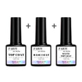 1 ud./2 uds./3 uds. Juego de Arte de uñas de Gel funcional de 8Ml con capa Base y capa superior de diamante, tapa mate, treble para herramienta de diseño de Arte de uñas