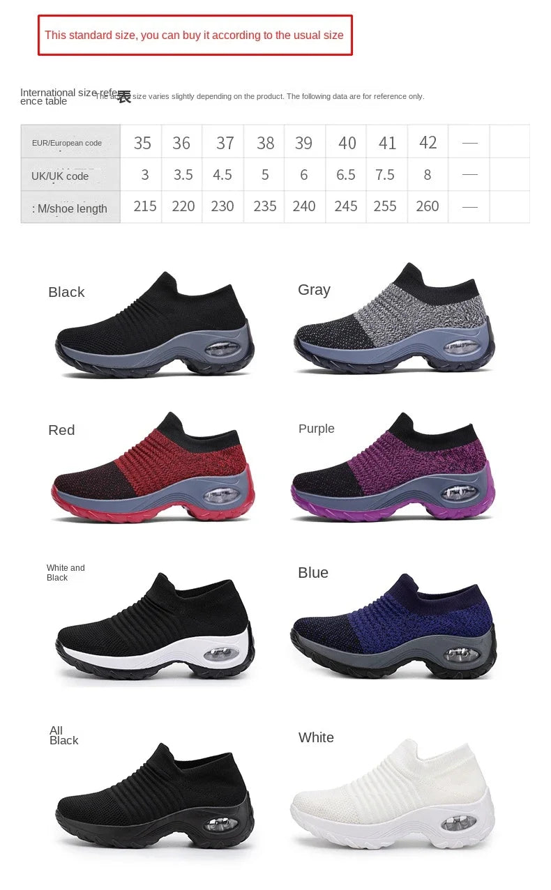 Zapatillas de deporte para mujer, moda de verano, zapatos deportivos informales negros, malla transpirable, ligero, cojín de aire, calzado antideslizante para correr