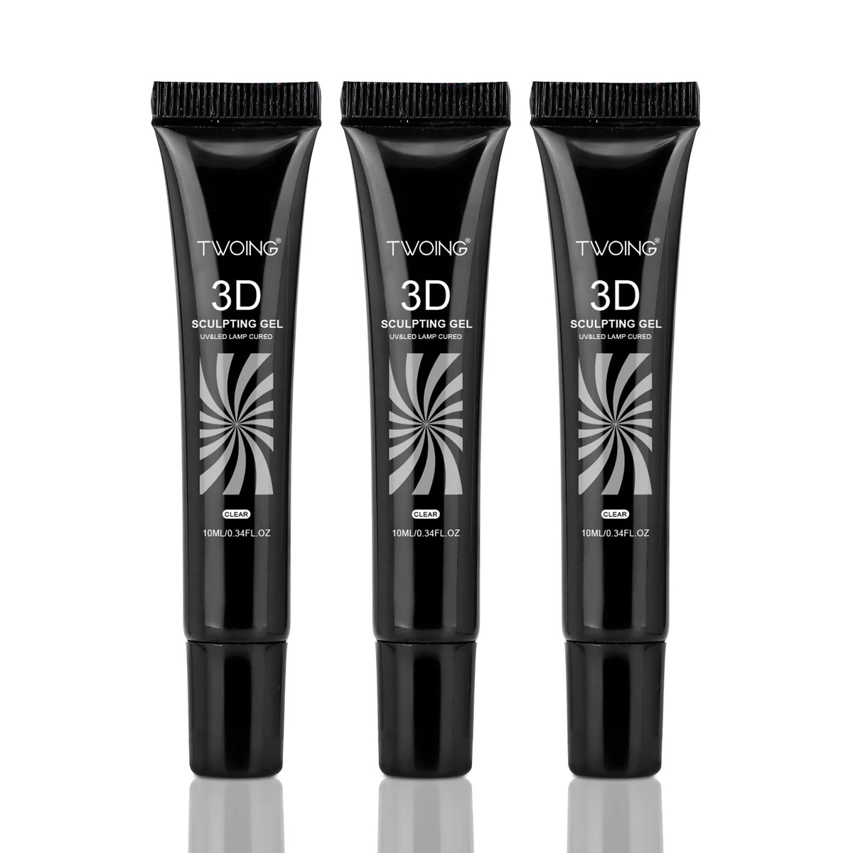 Gel para decoración de uñas 3D de 10 ml: diseños de bricolaje, gel para esculpir resistente al agua, gel para diseño de uñas resistente al agua para tallas y formas intrincadas