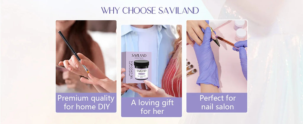 Saviland-esmalte de Gel para uñas, Gel multifuncional para extensión de uñas, UV, para salón de belleza, 100g