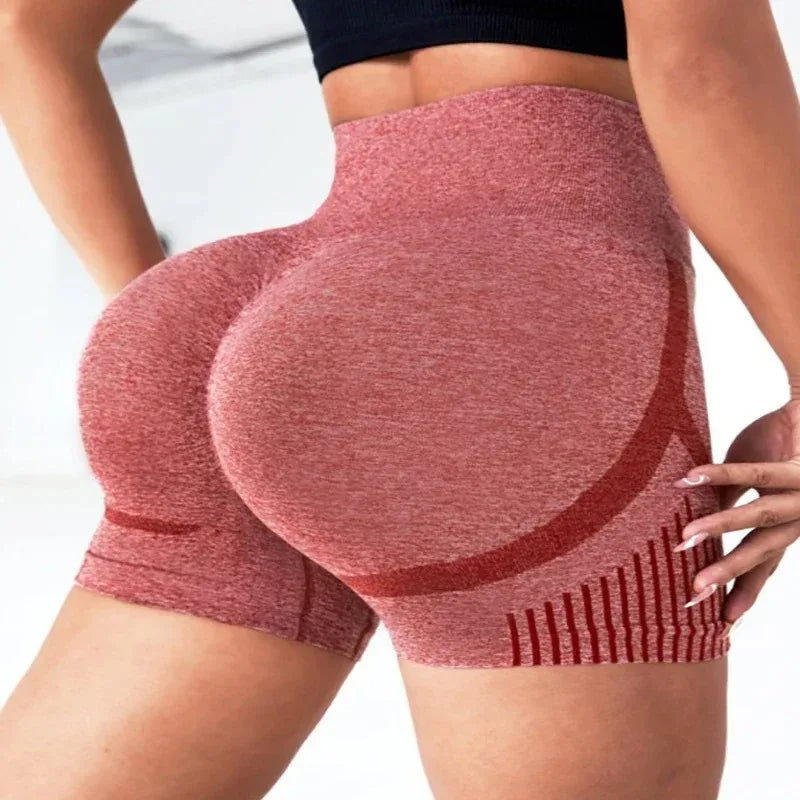 Pantalones Cortos de Yoga Mujer – Sin Costuras y Alta Elasticidad