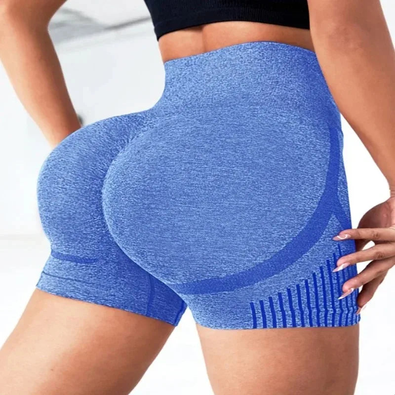 Pantalones Cortos de Yoga Mujer – Sin Costuras y Alta Elasticidad
