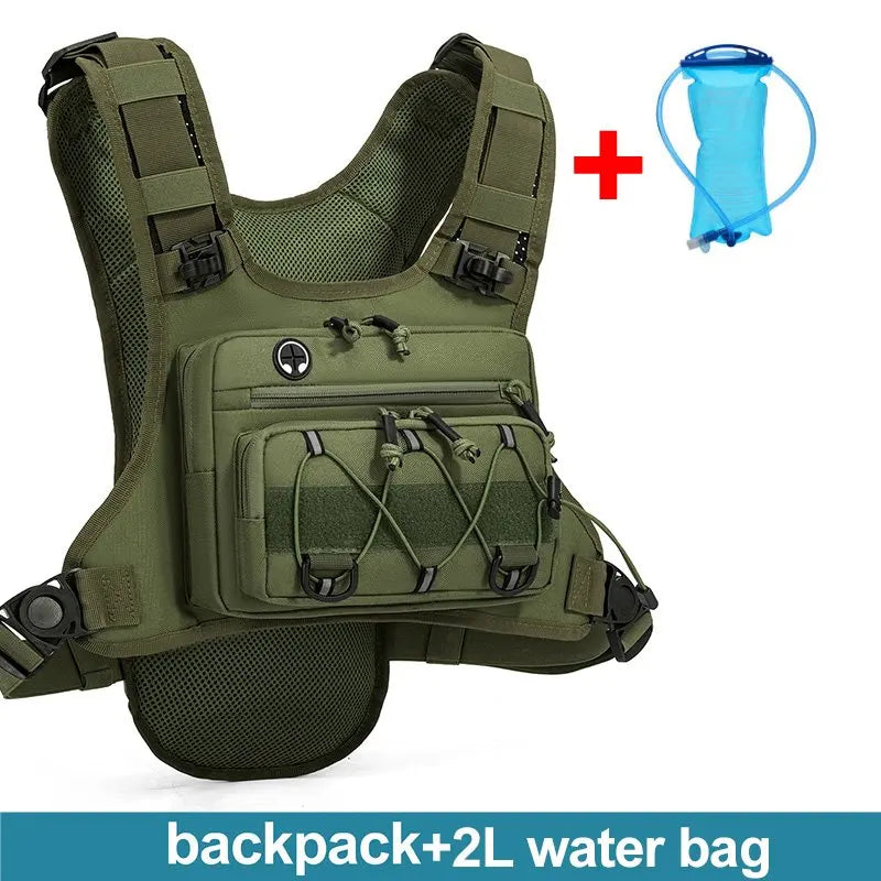 Chaleco de Hidratación para Correr, Ciclismo, Senderismo, Carreras de Bicicleta, Maratón, Bolsa Deportiva Táctica para Hombres y Mujeres, Mochila de Camping