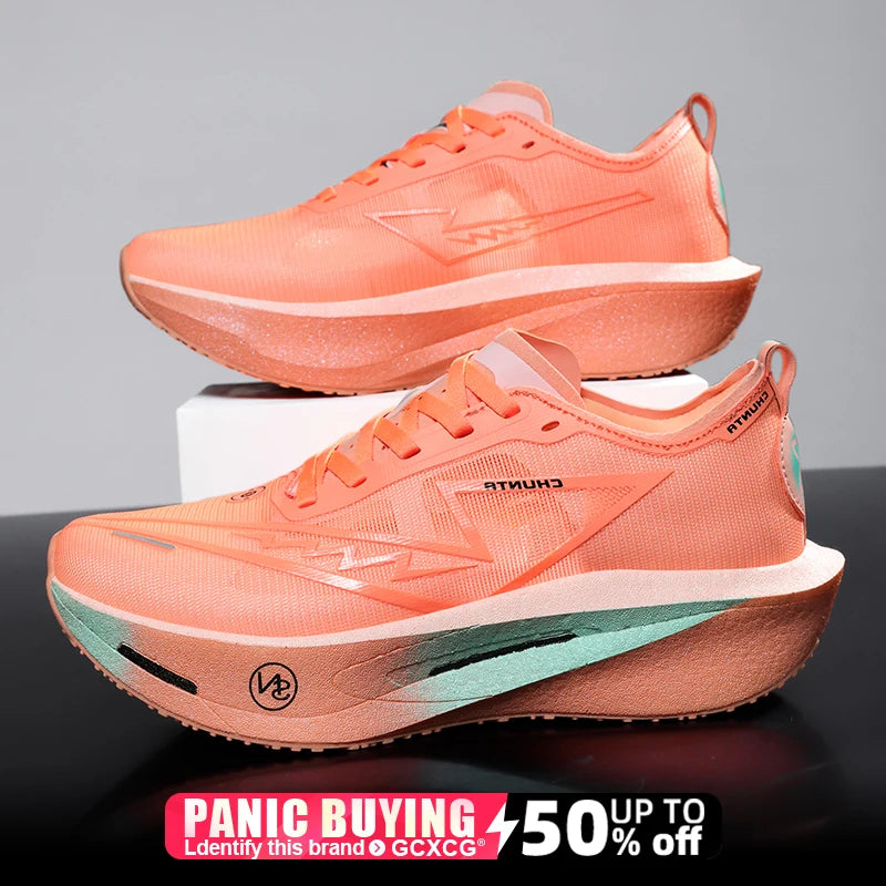 Zapatillas para Correr con Placa de Carbono, Especializadas para Maratón, Deportivas, Transpirables, Ligeras, Cómodas, Antideslizantes, para Hombre y Mujer