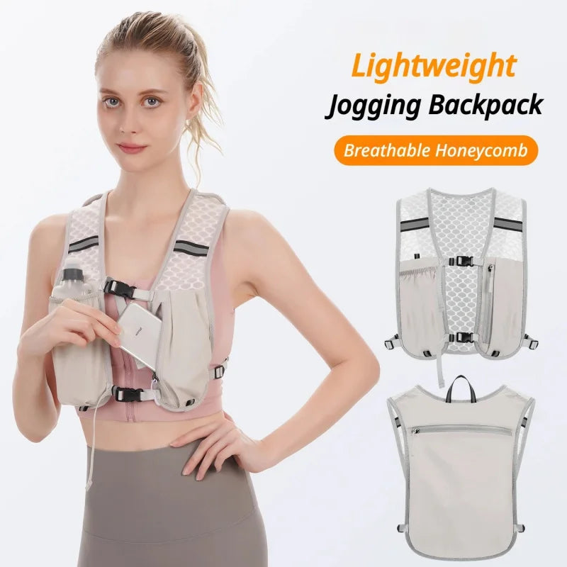 Chaleco de Running con Almacenamiento – Ligero y Reflectante