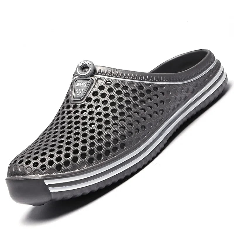 Sandalias cómodas para piscina para hombre, Zapatos de playa al aire libre de verano, zuecos de jardín sin cordones, zapatillas informales para ducha de agua, Zapatos Unisex