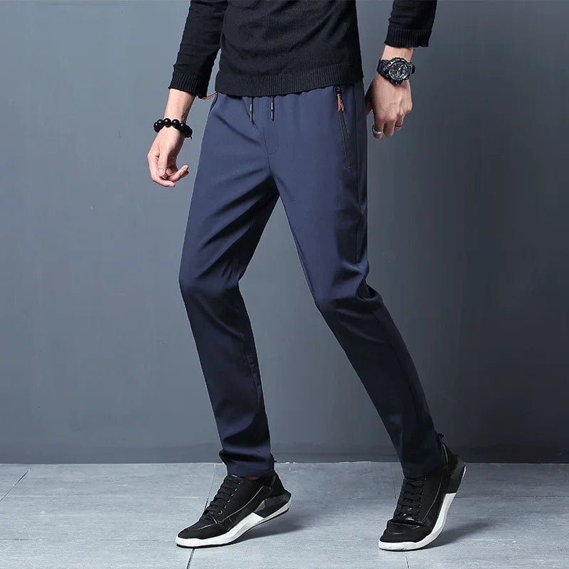 Pantalón Casual Ajustado – Cintura Elástica Hombre
