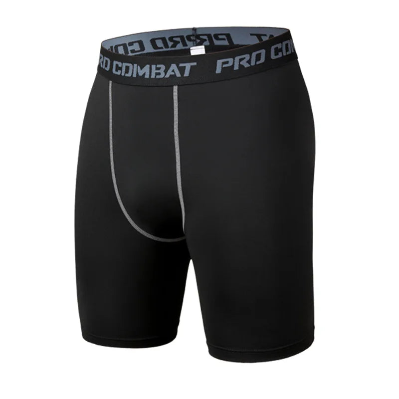 Leggings deportivos para hombre, pantalones cortos, secado rápido, elásticos, para fitness, correr, atletismo, entrenamiento de baloncesto, compresión