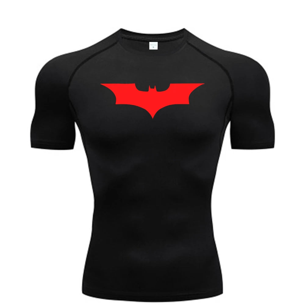 Camiseta de Compresión Hombre – Estampado Running & Fitness