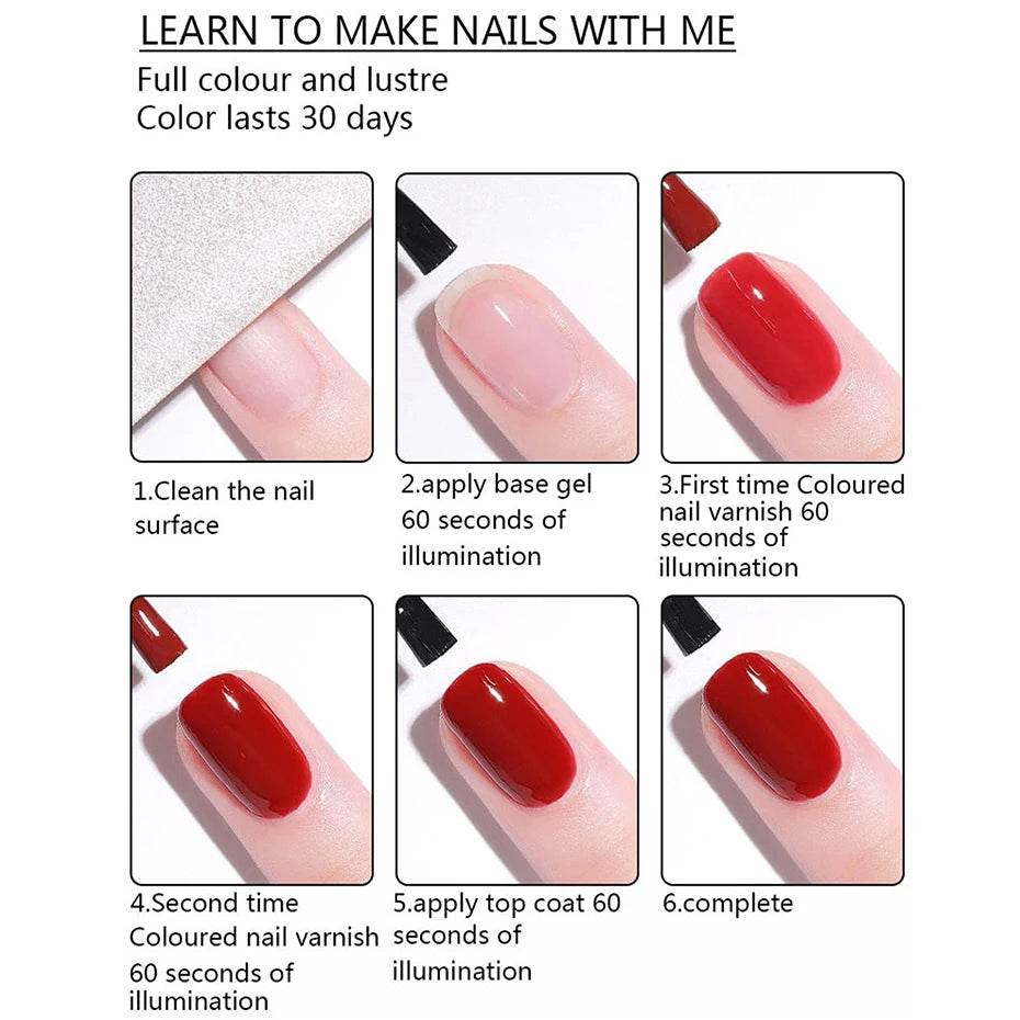 Juego de esmaltes de uñas en Gel, color blanco y negro, 8Ml, semipermanente, barniz LED UV, herramientas de manicura, diseño DIY, laca para manicura, 2 uds.