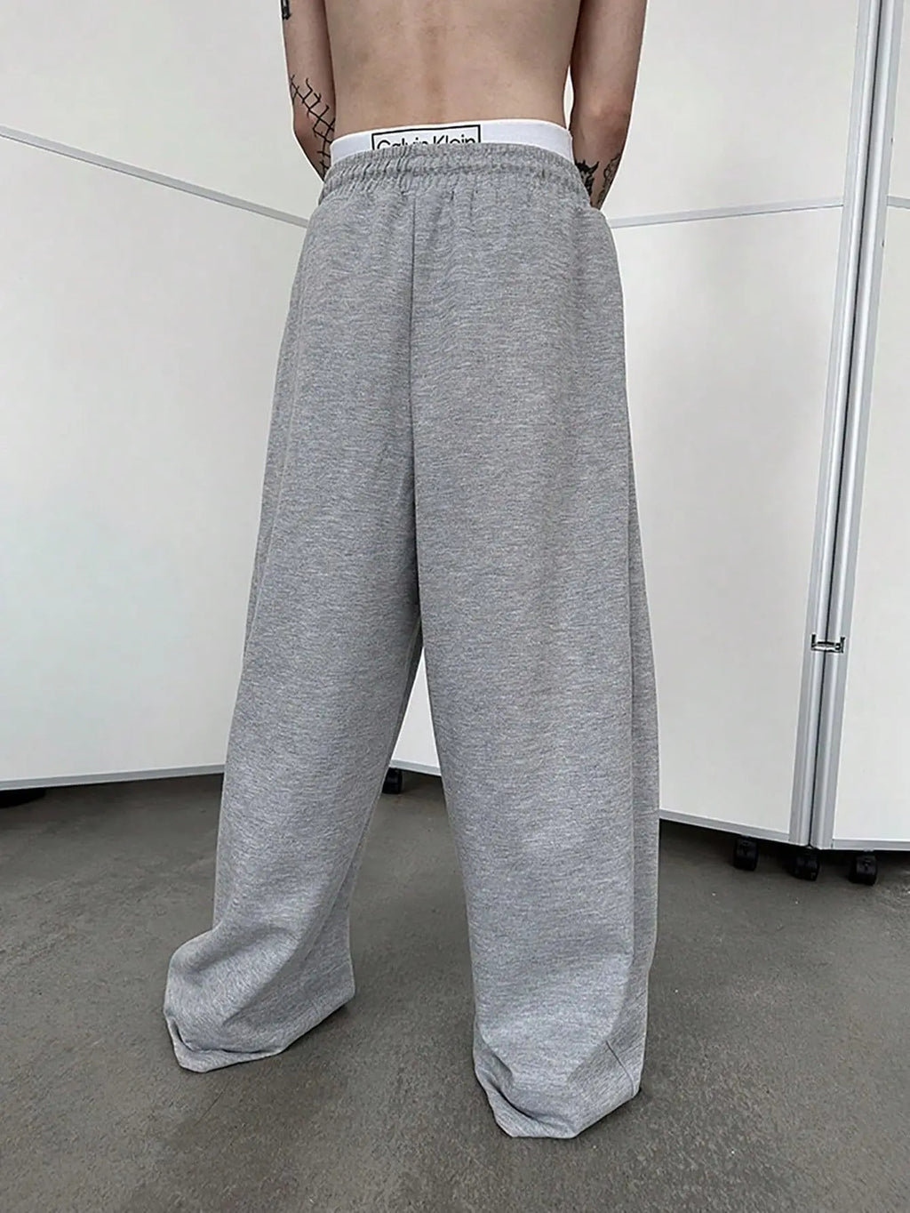 Pantalones de chándal para hombre, Joggers de ajuste recto para deportes y ropa de calle, pantalón informal holgado de gran tamaño con cordón, pantalón largo con múltiples bolsillos para hombre