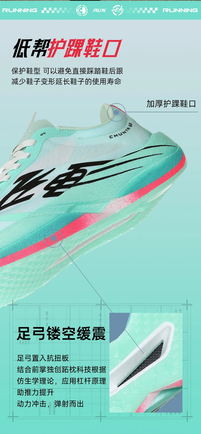Zapatillas Running con Placa de Carbono – Ligeras y Transpirables